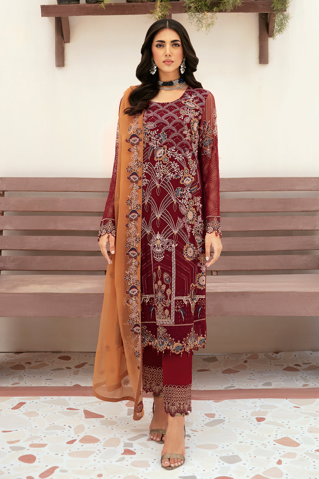 Ramsha | Weightless Chiffon 24 | F-2612 - Official Ramsha stockist in UK - Sakeena London