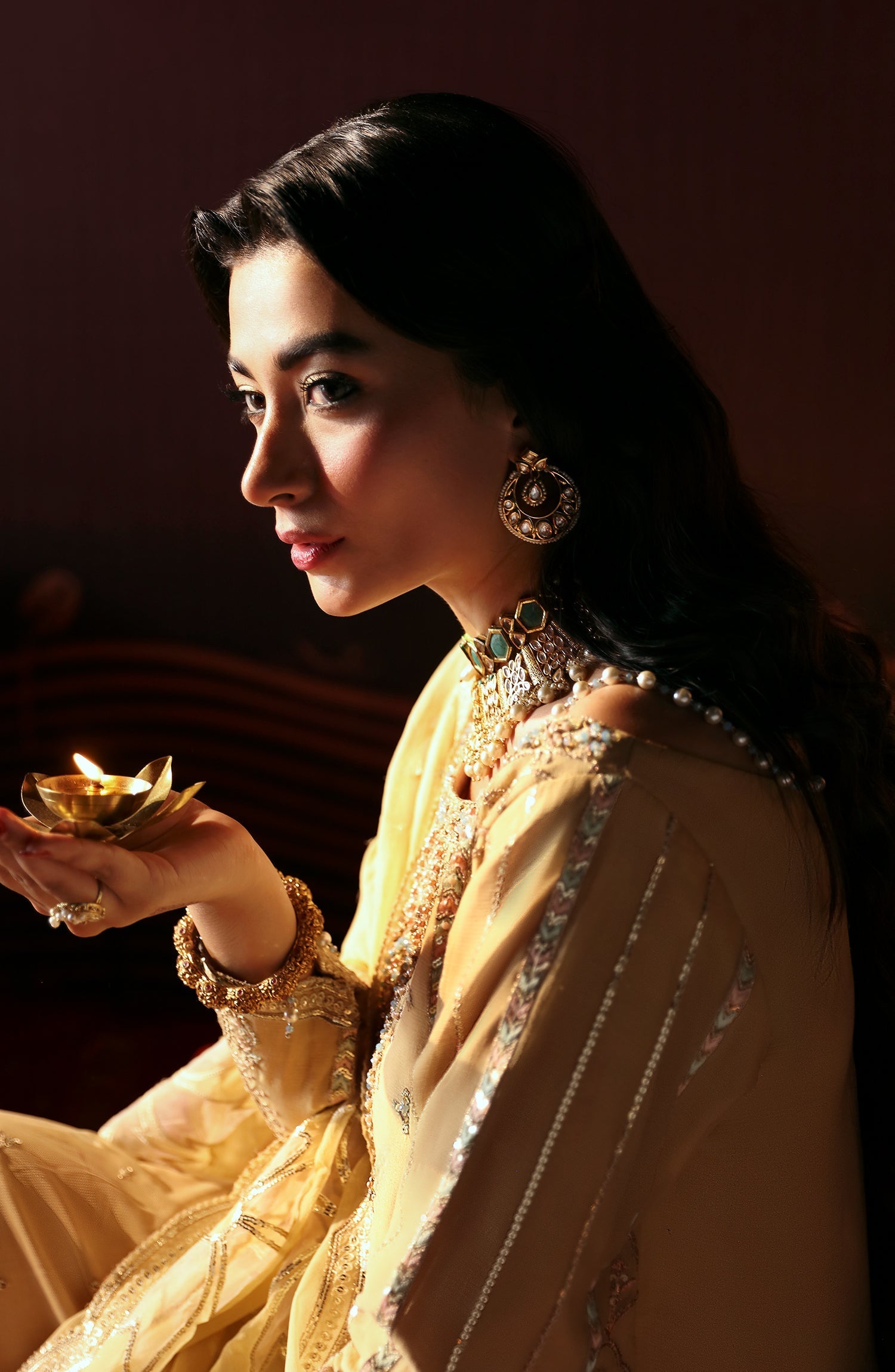 Emaan Adeel | Devdas Formals | MEERA - Official Emaan Adeel stockist in UK - Sakeena London