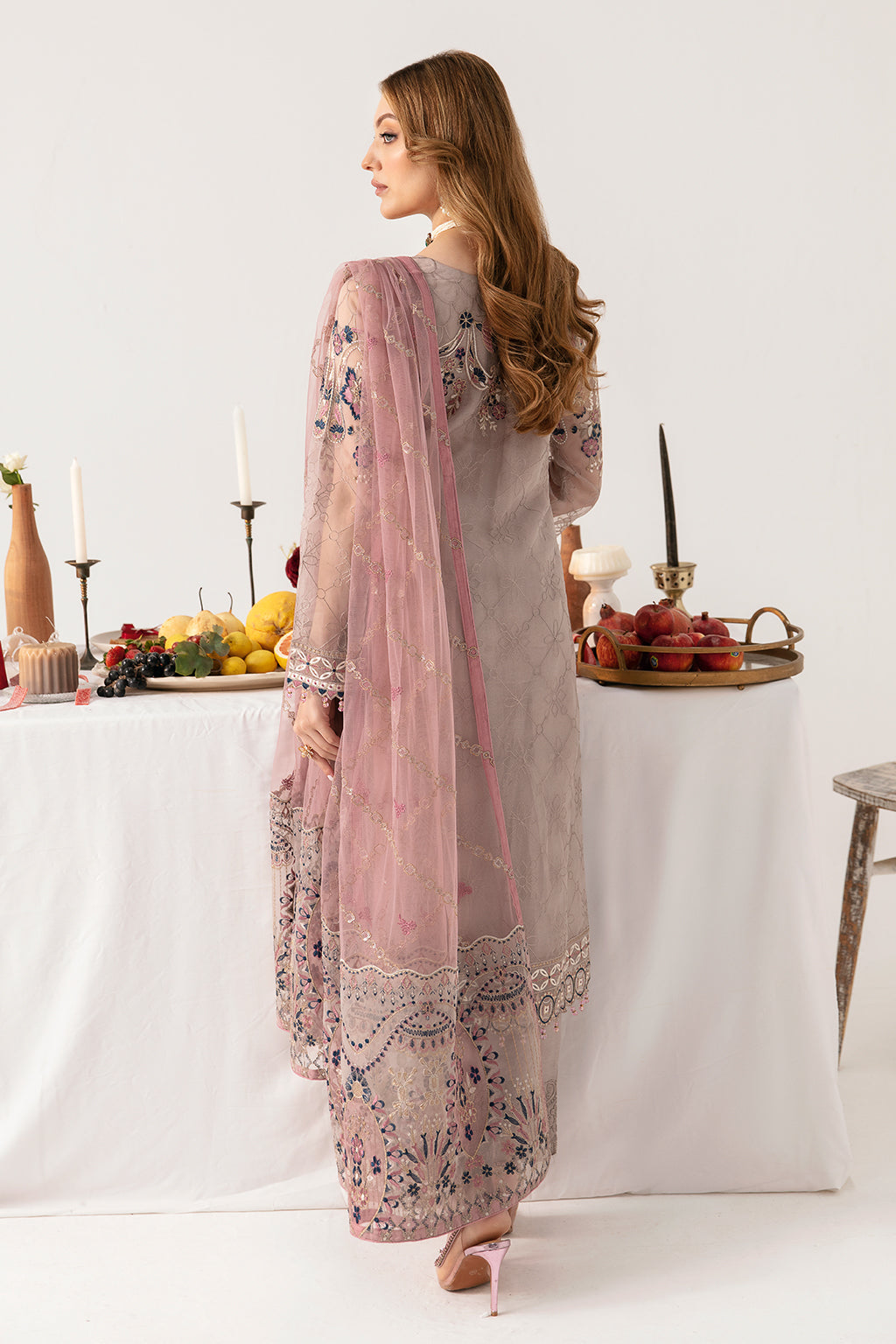 Ramsha | Minhal Organza Collection | M-1110 - Official Ramsha stockist in UK - Sakeena London
