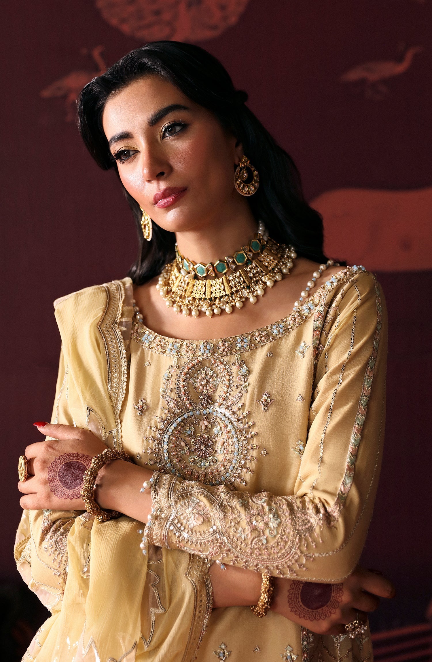 Emaan Adeel | Devdas Formals | MEERA - Official Emaan Adeel stockist in UK - Sakeena London