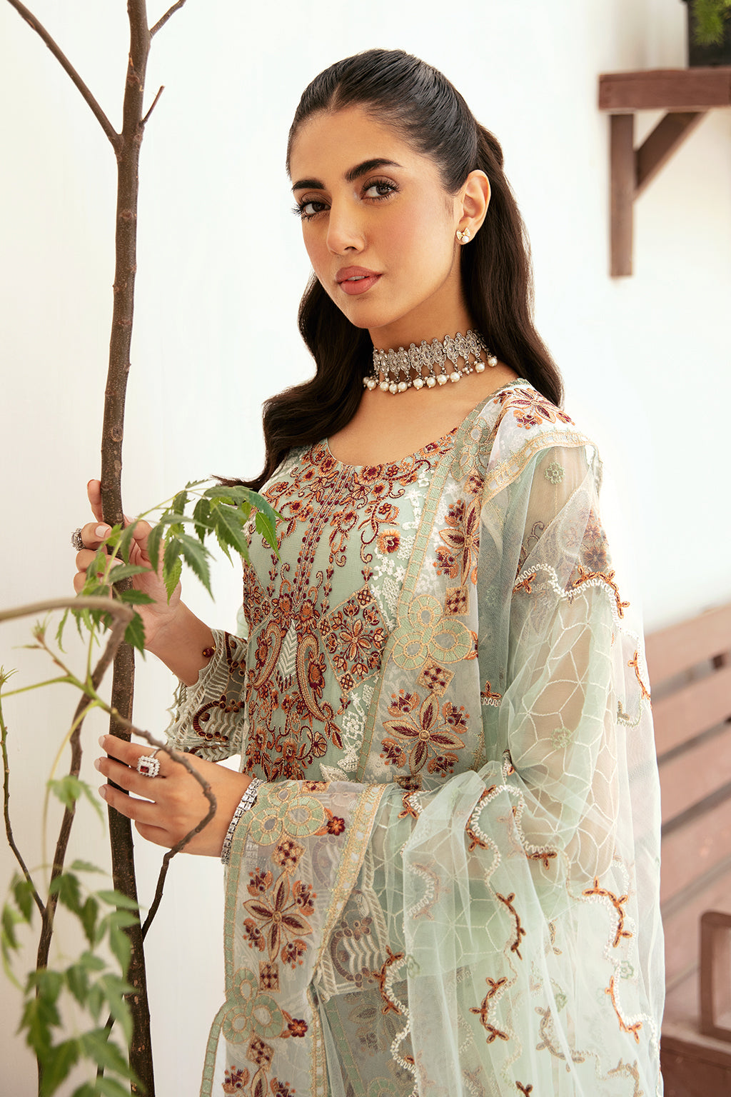 Ramsha | Weightless Chiffon 24 | F-2607 - Official Ramsha stockist in UK - Sakeena London