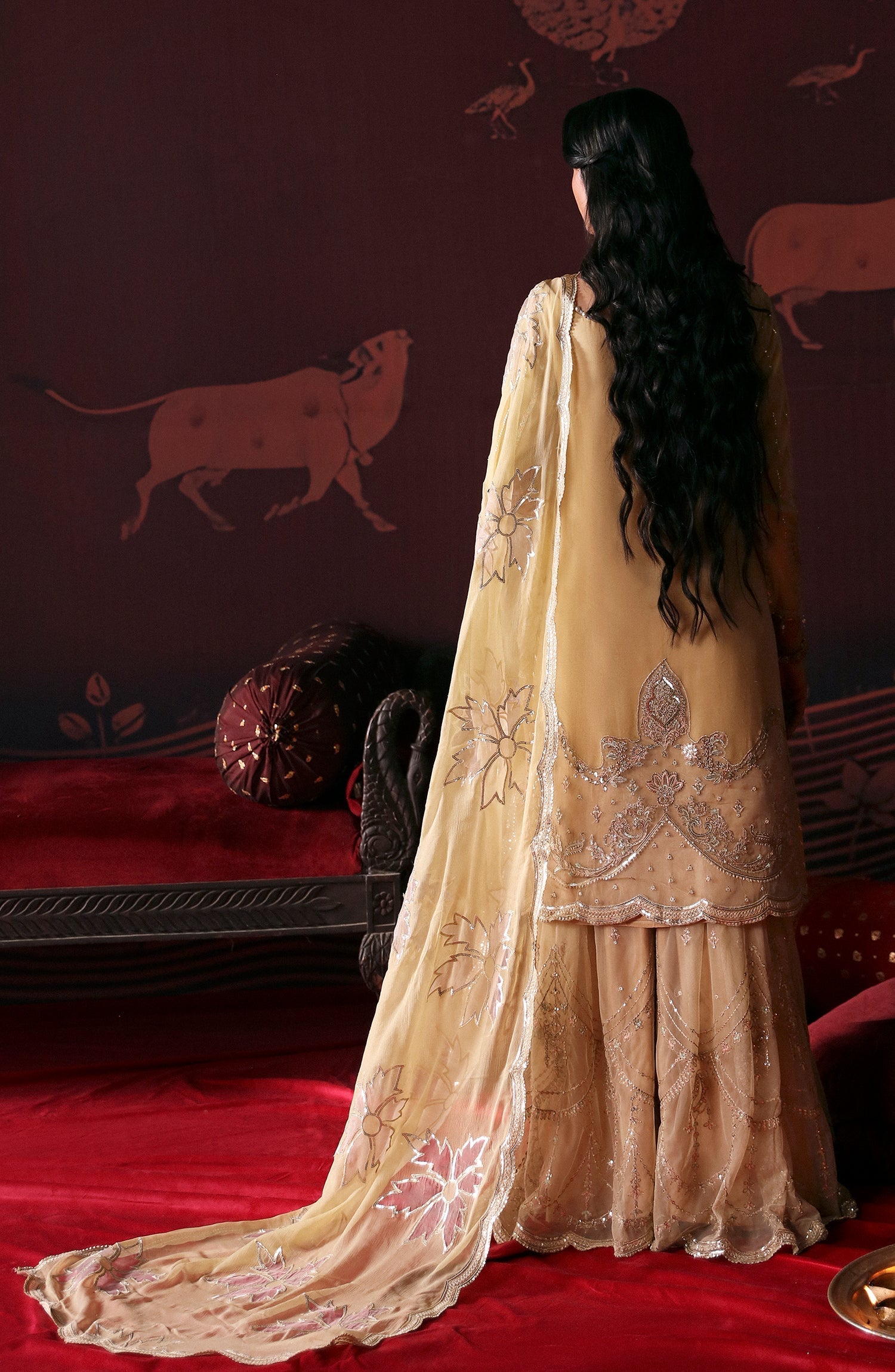 Emaan Adeel | Devdas Formals | MEERA - Official Emaan Adeel stockist in UK - Sakeena London
