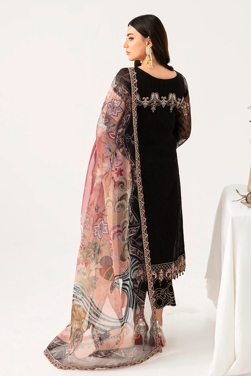 Ramsha | Minhal Organza Collection | M-1105 - Official Ramsha stockist in UK - Sakeena London
