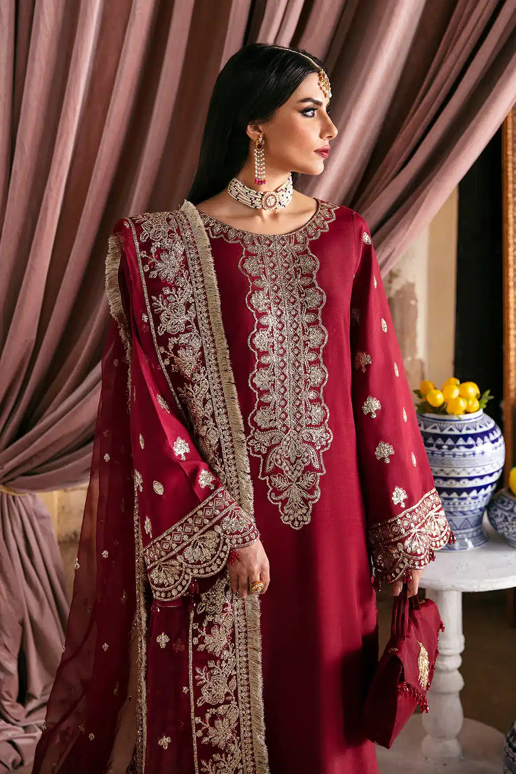 Saad Shaikh | Singhar Festive 23 | Raqs - Official Saad Shaikh stockist in UK - Sakeena London