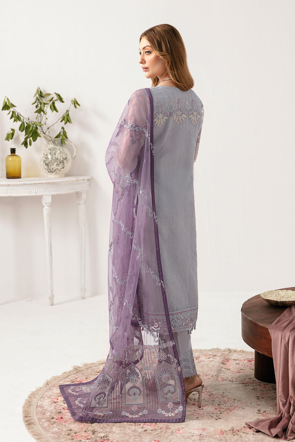 Ramsha | Minhal Organza Collection | M-1104 - Official Ramsha stockist in UK - Sakeena London