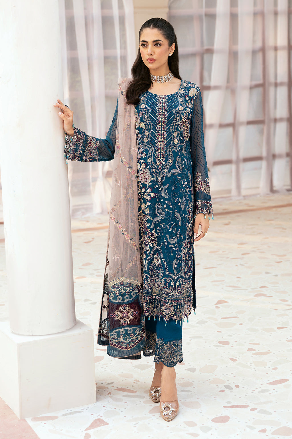Ramsha | Weightless Chiffon 24 | F-2602 - Official Ramsha stockist in UK - Sakeena London