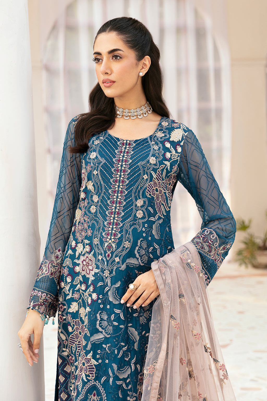Ramsha | Weightless Chiffon 24 | F-2602 - Official Ramsha stockist in UK - Sakeena London