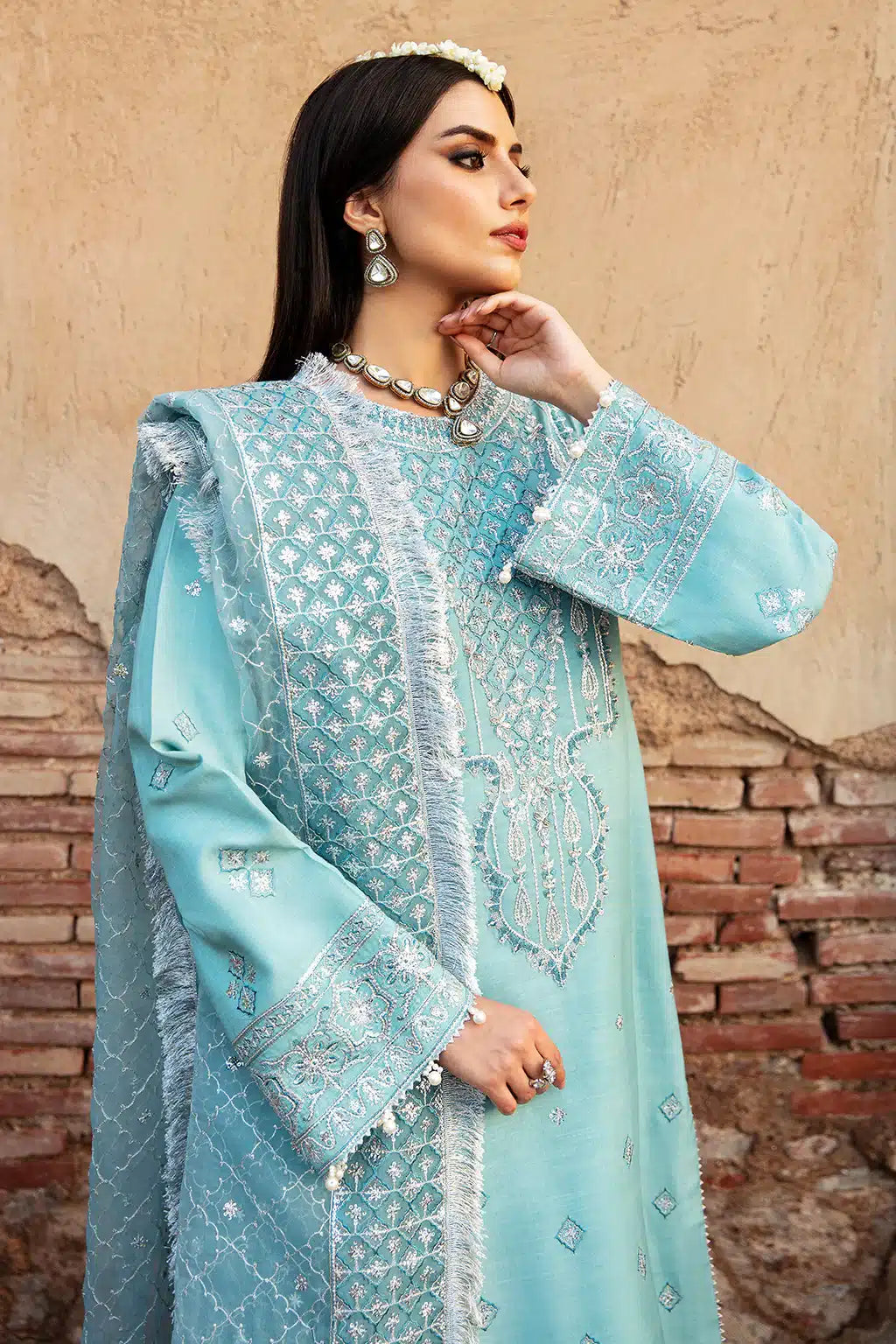 Saad Shaikh | Singhar Festive 23 | Zahra - Official Saad Sheikh stockist in UK - Sakeena London