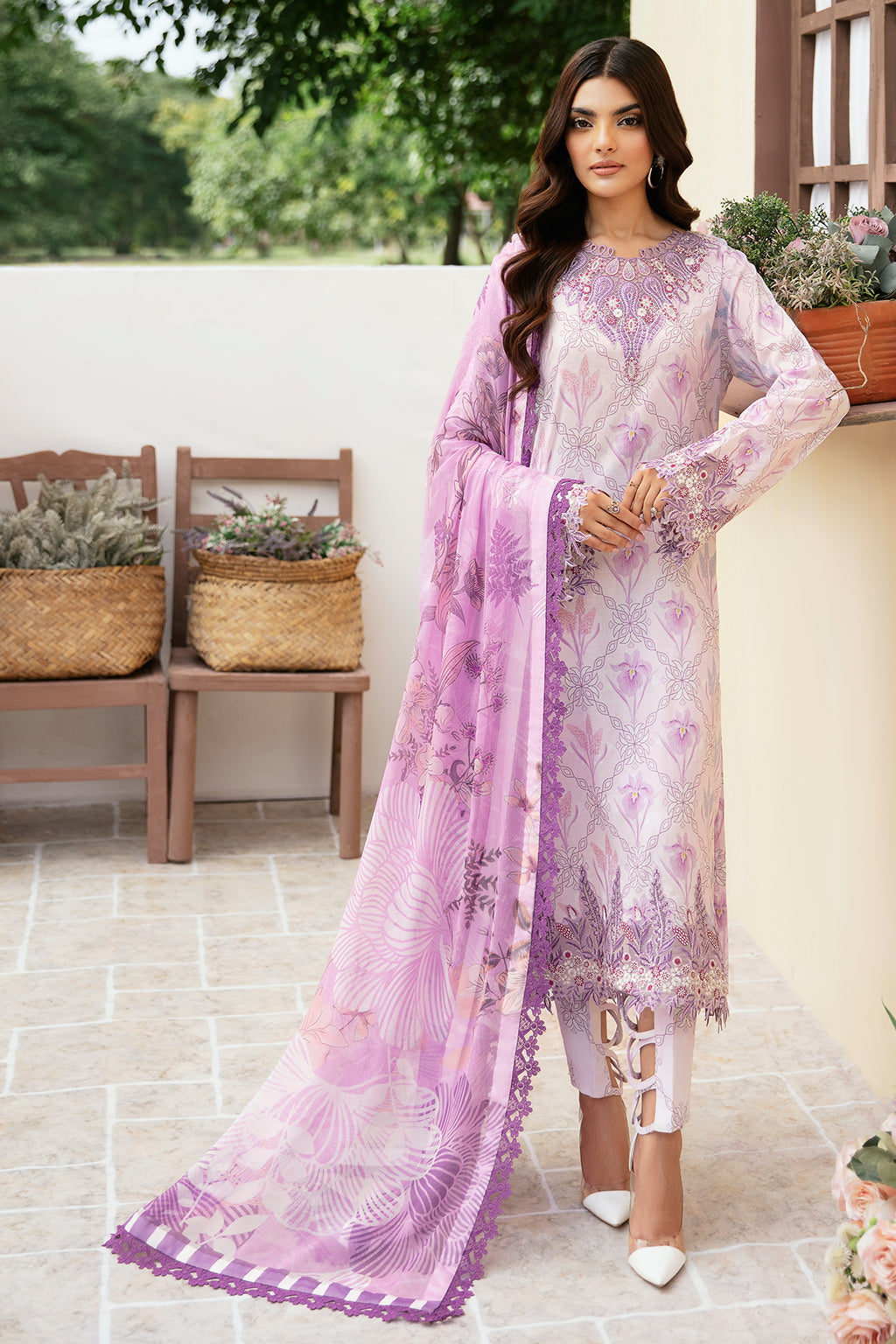 Ramsha | Rangrez Lawn Collection | N-504 - Official Ramsha stockist in UK - Sakeena London