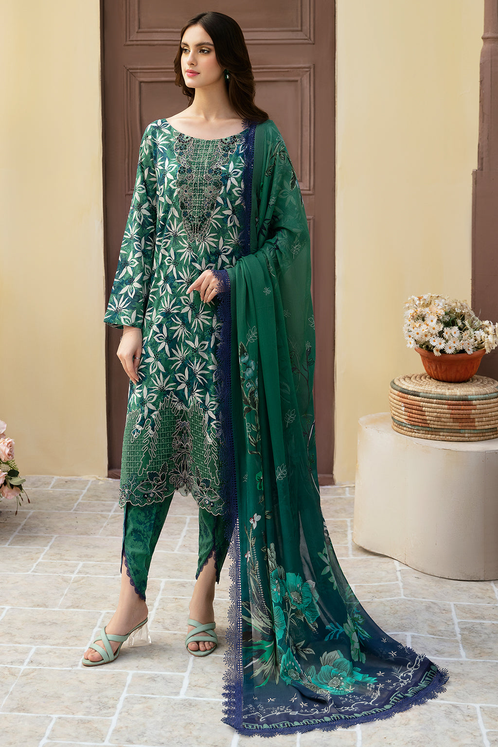 Ramsha | Rangrez Lawn Collection | N-507 - Official Ramsha stockist in UK - Sakeena London