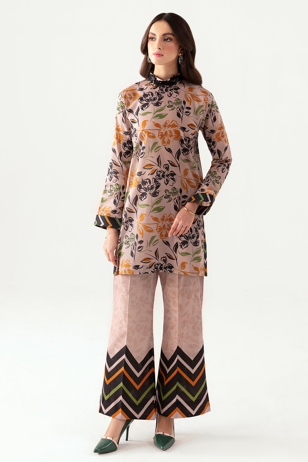 Ramsha | Pinted Lawn | RP-106 - Official Ramsha stockist in UK - Sakeena London
