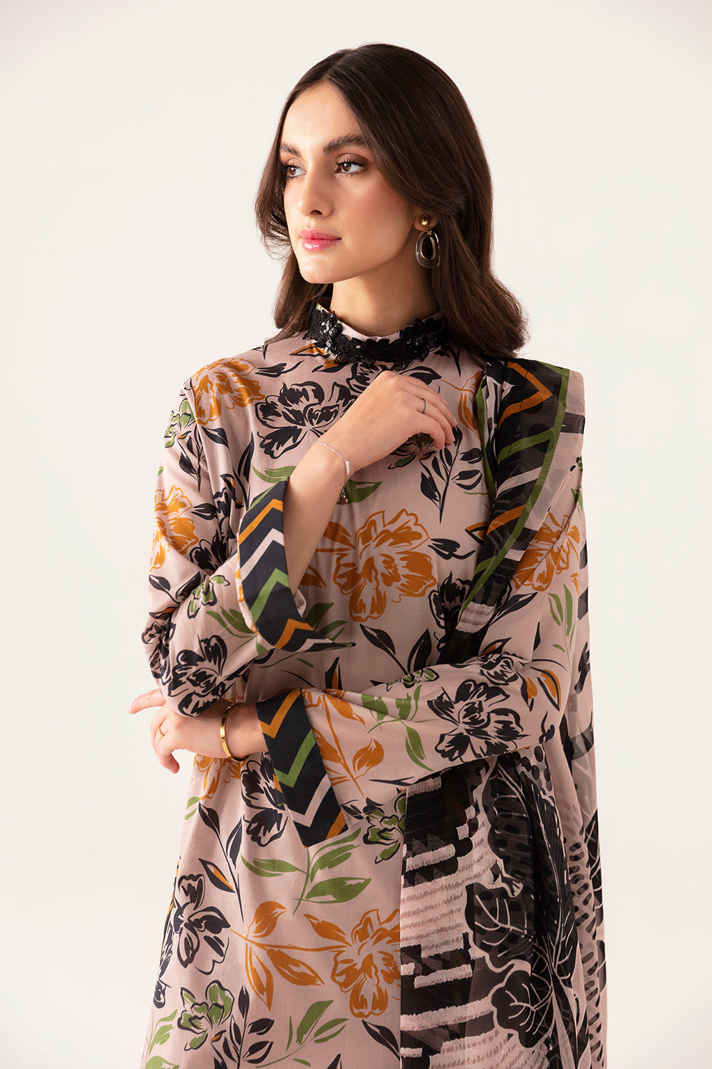 Ramsha | Pinted Lawn | RP-106 - Official Ramsha stockist in UK - Sakeena London