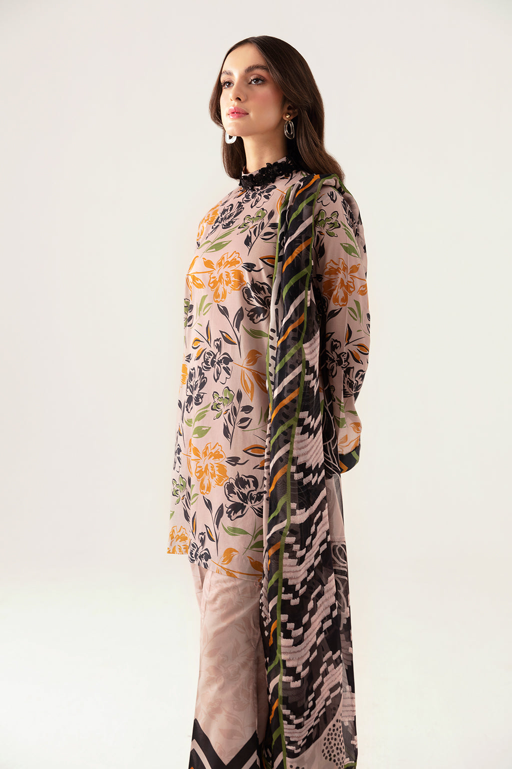 Ramsha | Pinted Lawn | RP-106 - Official Ramsha stockist in UK - Sakeena London