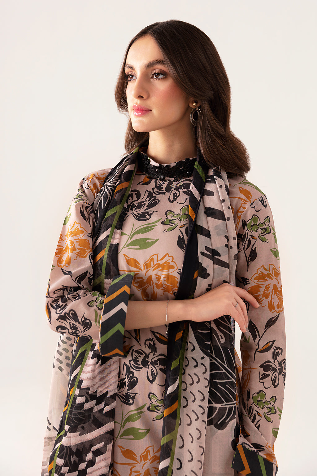Ramsha | Pinted Lawn | RP-106 - Official Ramsha stockist in UK - Sakeena London