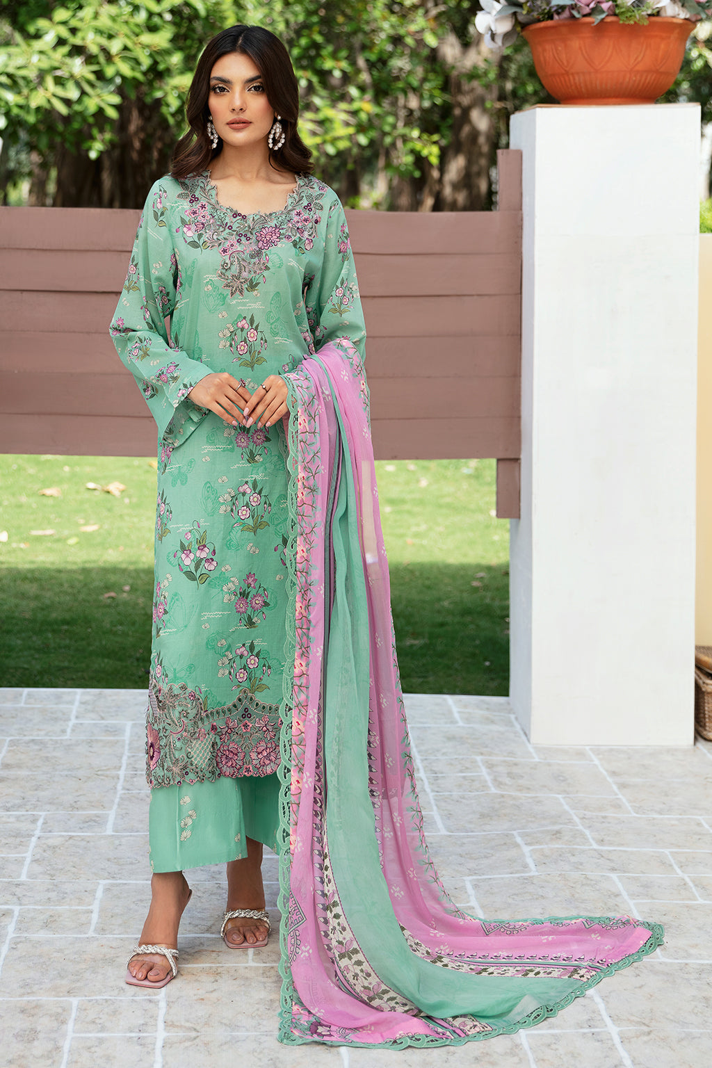 Ramsha | Rangrez Lawn Collection | N-510 - Official Ramsha stockist in UK - Sakeena London