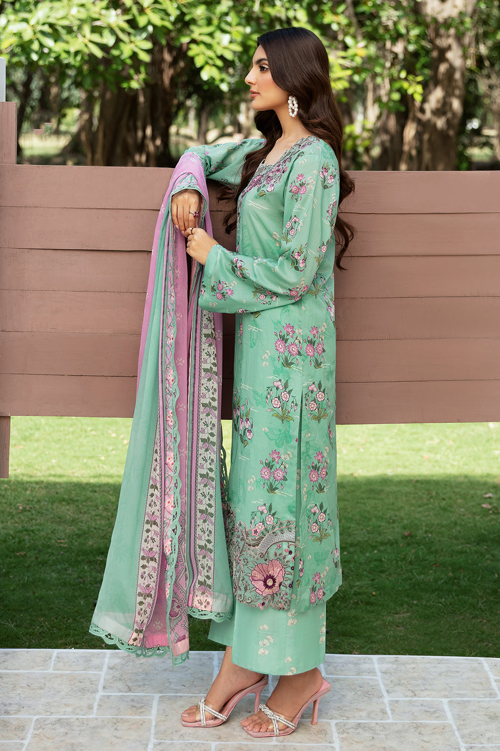 Ramsha | Rangrez Lawn Collection | N-510 - Official Ramsha stockist in UK - Sakeena London