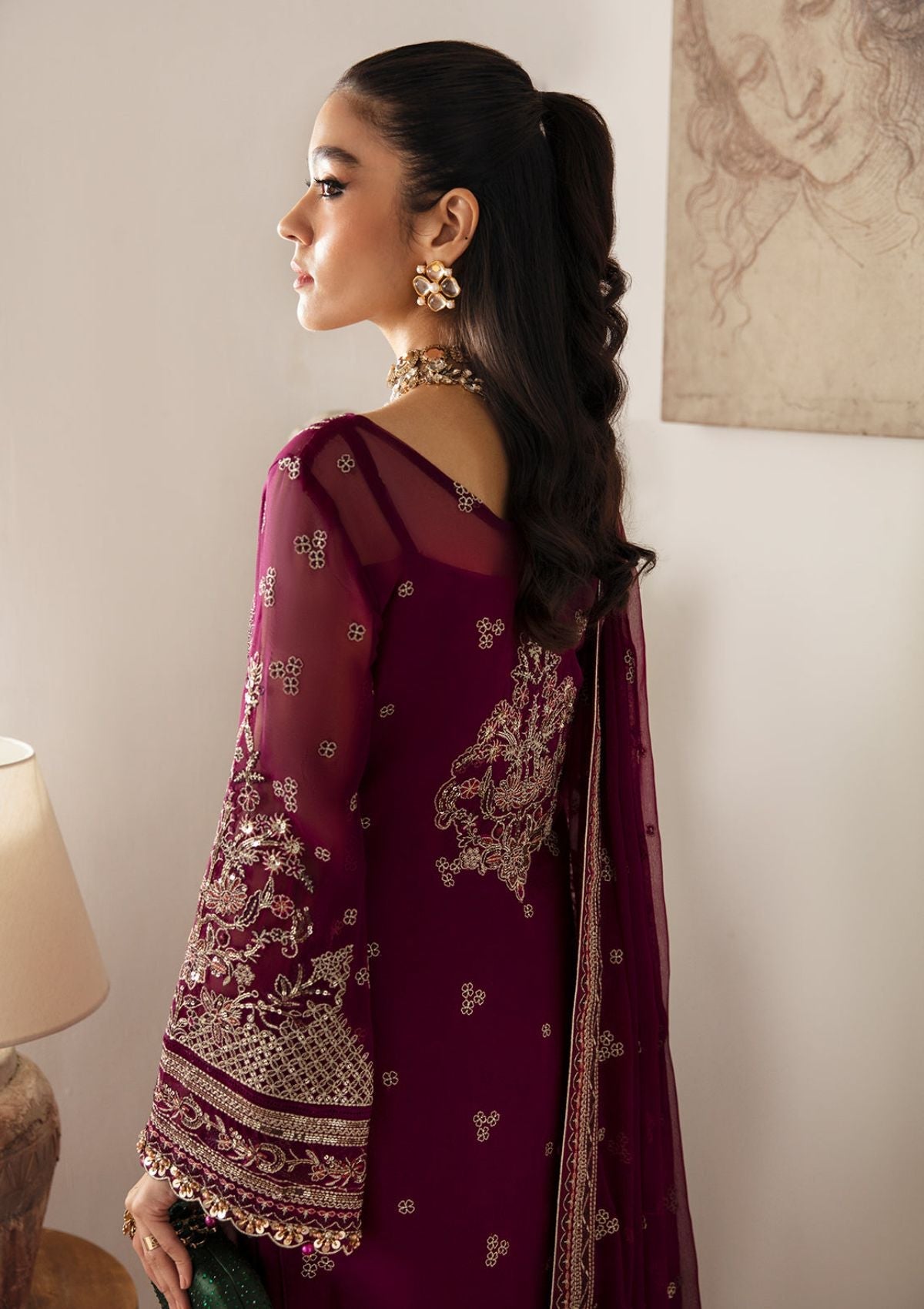 Formal Collection - Gulaal - Chiffon - Vol 2 - GCV2#01 - ZAREENA