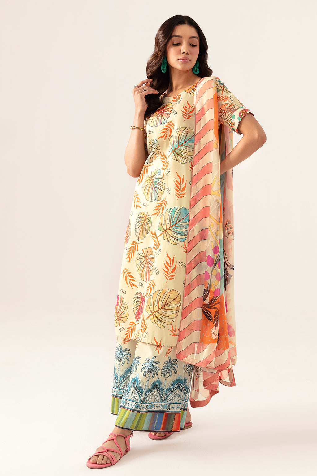 Ramsha | Pinted Lawn | RP-107 - Official Ramsha stockist in UK - Sakeena London