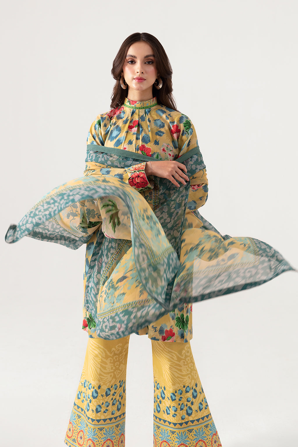 Ramsha | Pinted Lawn | RP-109 - Official Ramsha stockist in UK - Sakeena London