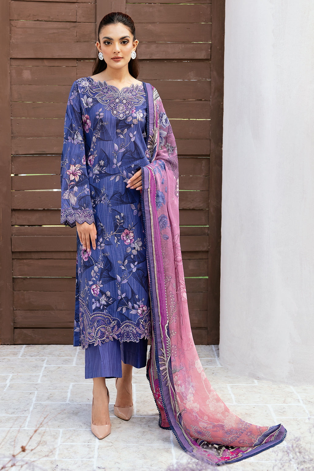 Ramsha | Rangrez Lawn Collection | N-509 - Official Ramsha stockist in UK - Sakeena London