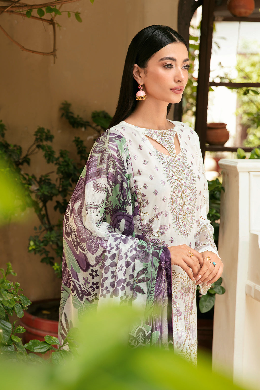Ramsha | Mashaal Luxury Lawn | L-809 - Official Ramsha stockist in UK - Sakeena London