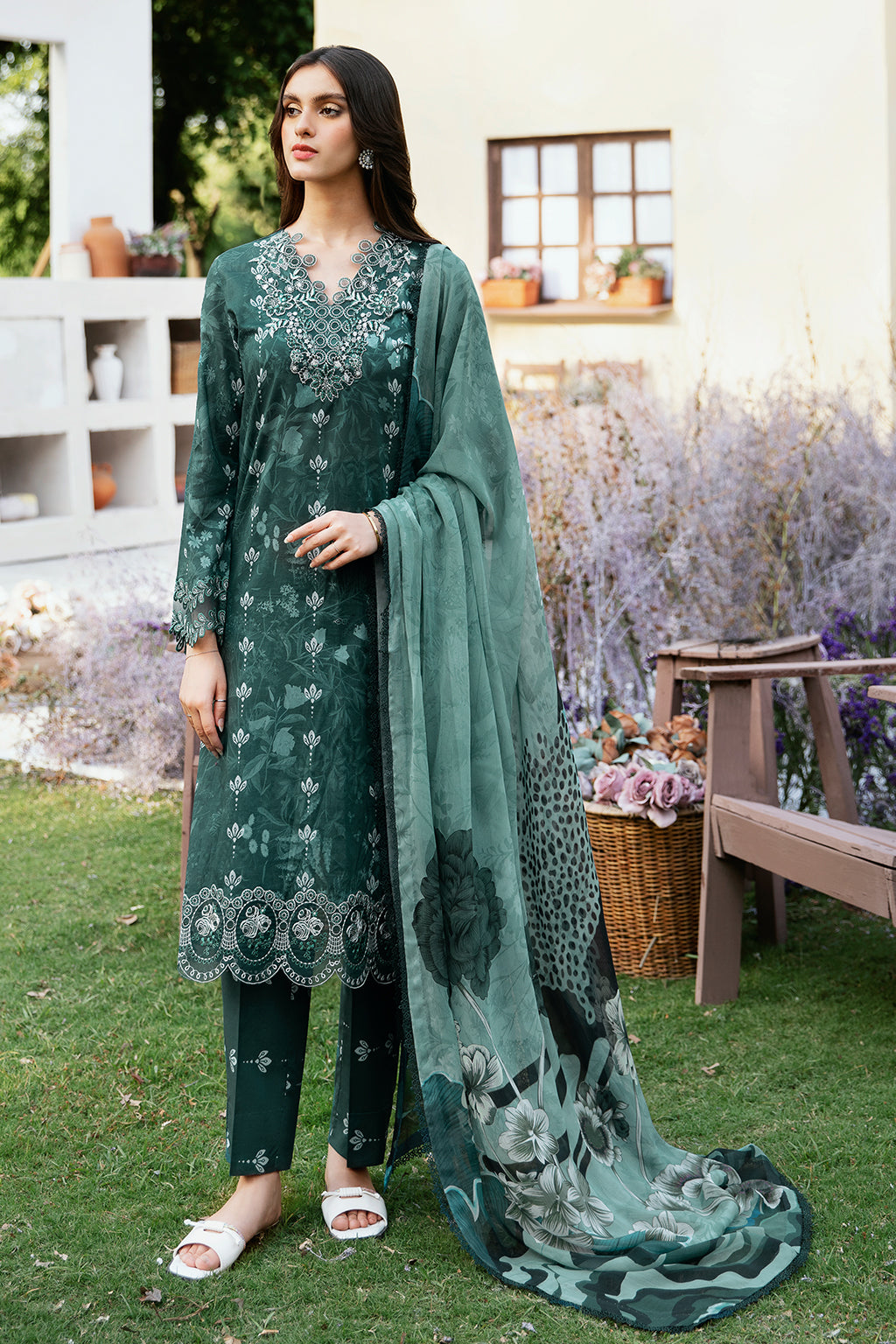 Ramsha | Rangrez Lawn Collection | N-505 - Official Ramsha stockist in UK - Sakeena London