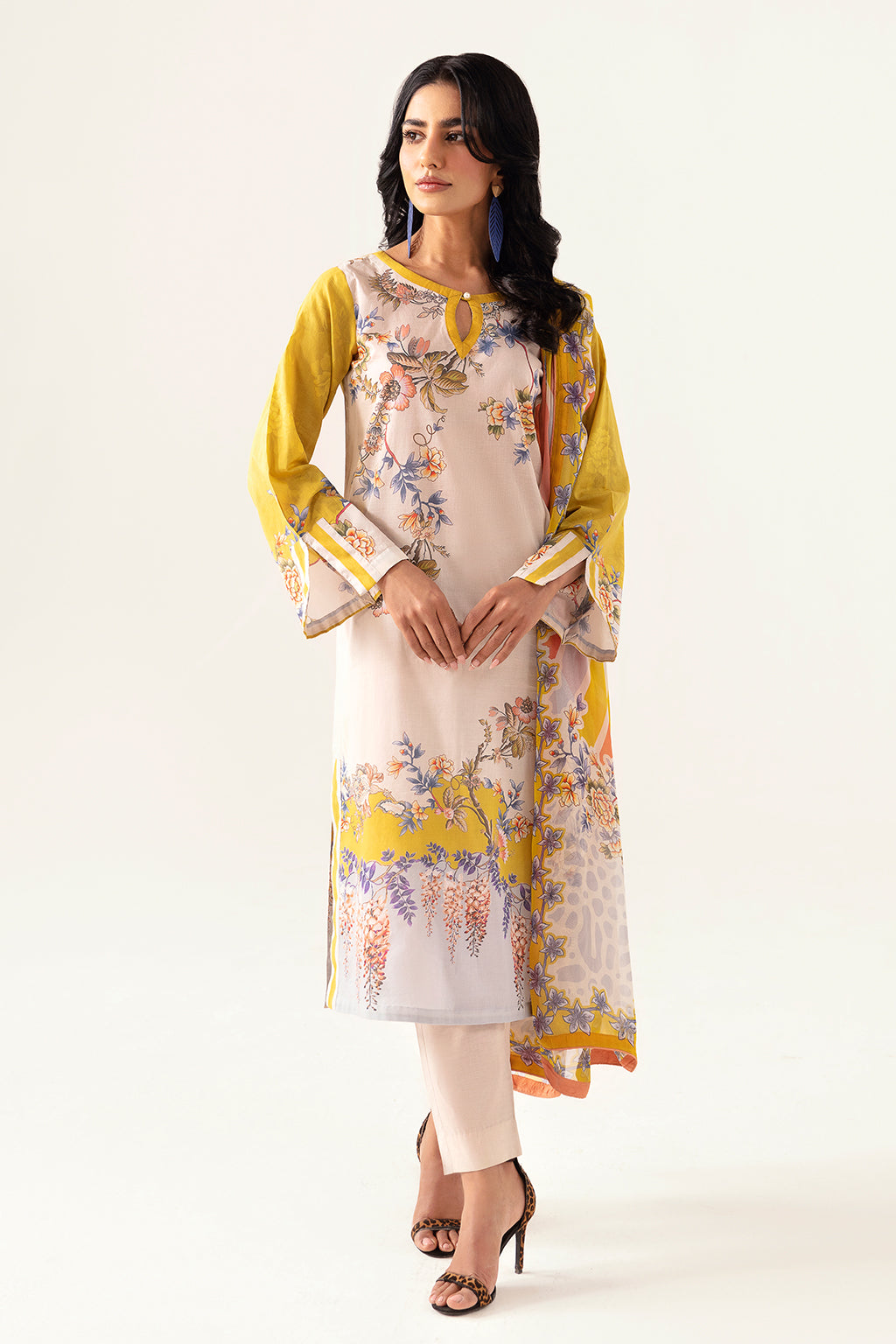 Ramsha | Pinted Lawn | RP-111 - Official Ramsha stockist in UK - Sakeena London