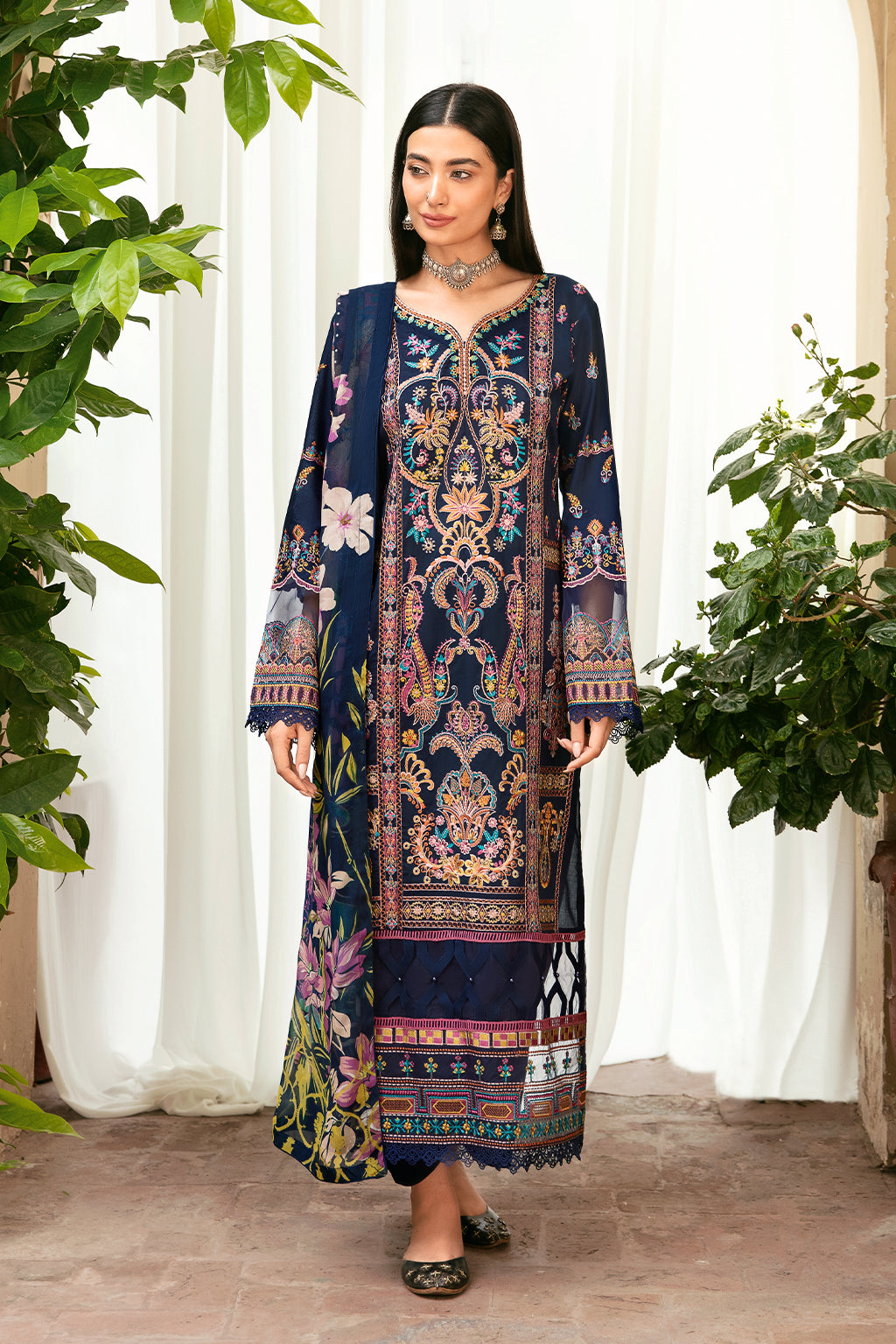 Ramsha | Mashaal Luxury Lawn | L-802 - Official Ramsha stockist in UK - Sakeena London