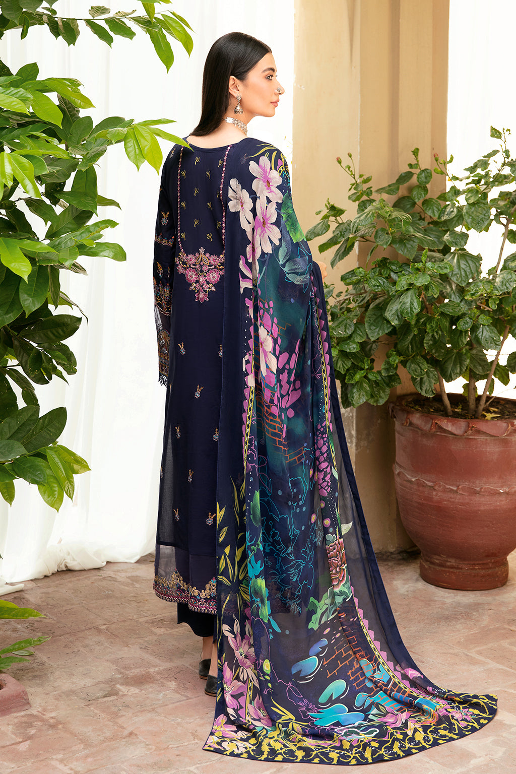 Ramsha | Mashaal Luxury Lawn | L-802 - Official Ramsha stockist in UK - Sakeena London