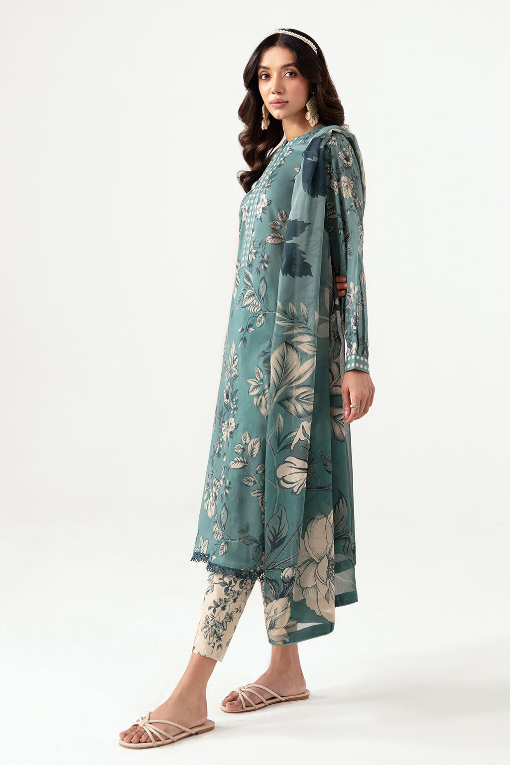 Ramsha | Pinted Lawn | RP-104 - Official Ramsha stockist in UK - Sakeena London