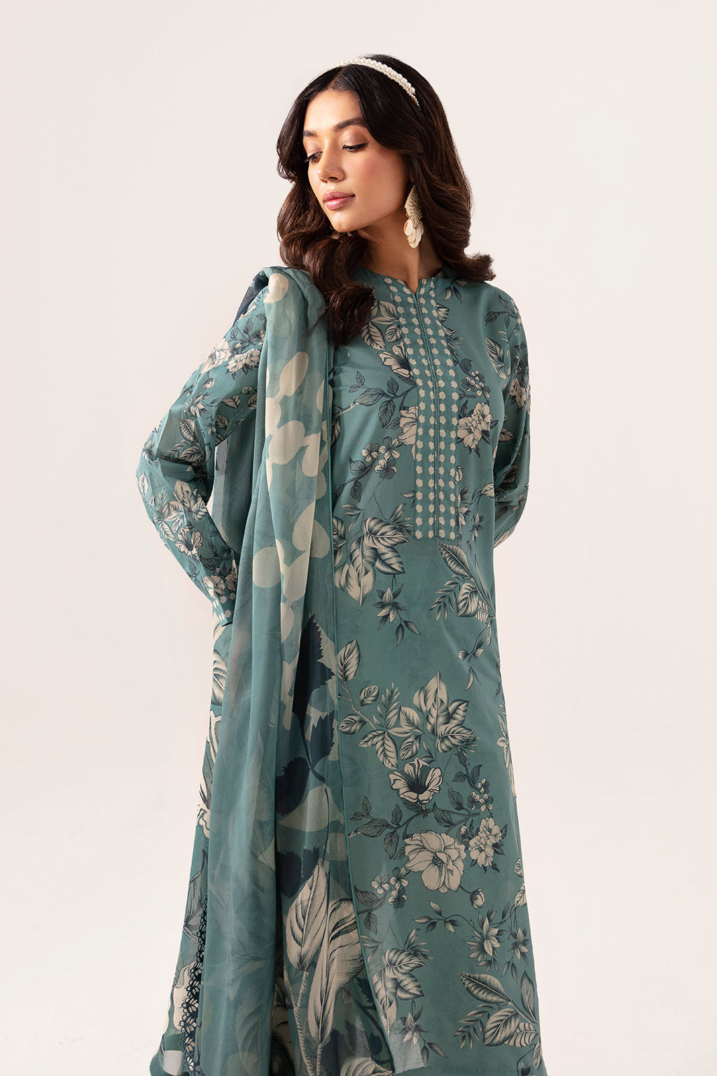 Ramsha | Pinted Lawn | RP-104 - Official Ramsha stockist in UK - Sakeena London