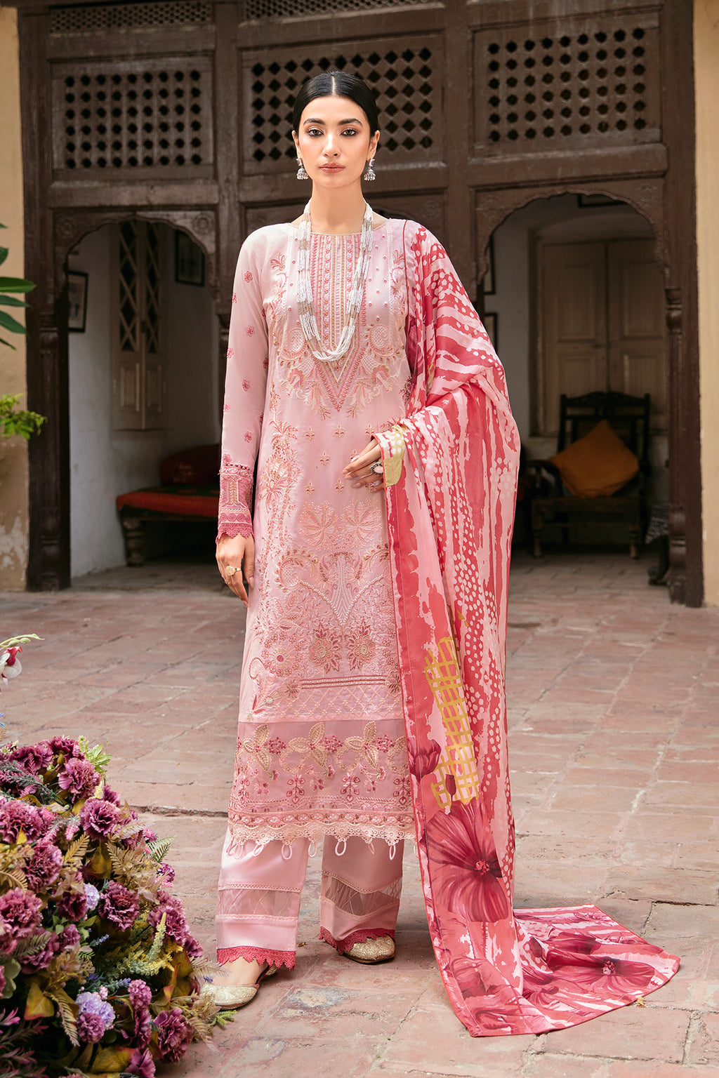 Ramsha | Mashaal Luxury Lawn | L-806 - Official Ramsha stockist in UK - Sakeena London
