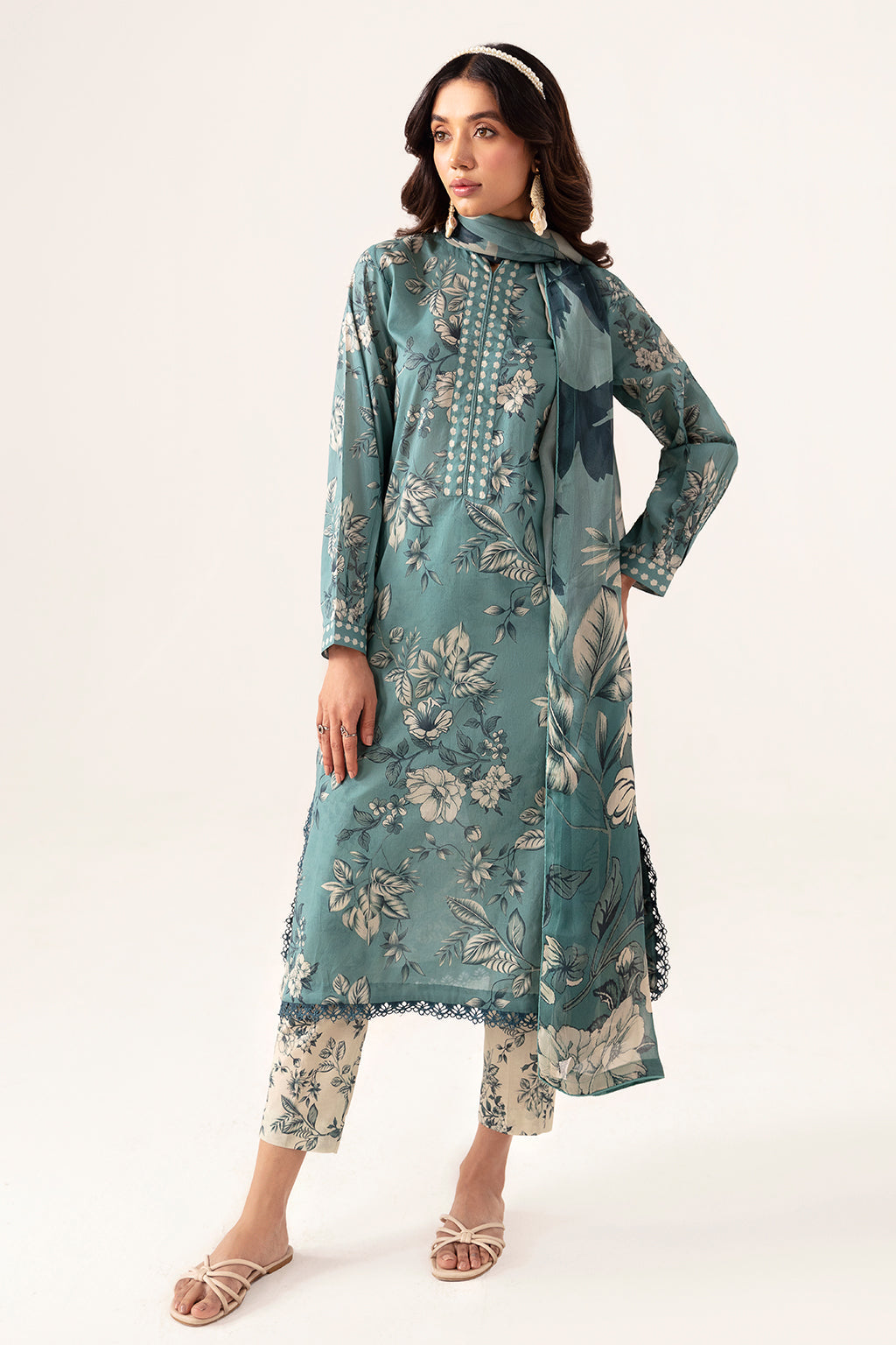 Ramsha | Pinted Lawn | RP-104 - Official Ramsha stockist in UK - Sakeena London