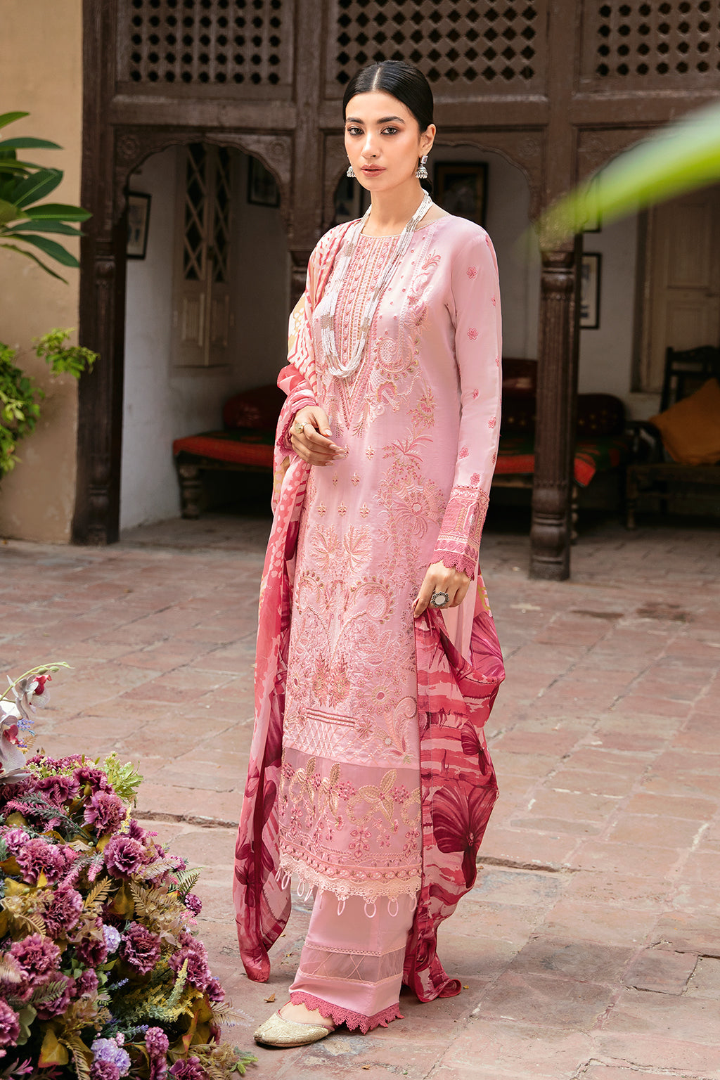 Ramsha | Mashaal Luxury Lawn | L-806 - Official Ramsha stockist in UK - Sakeena London