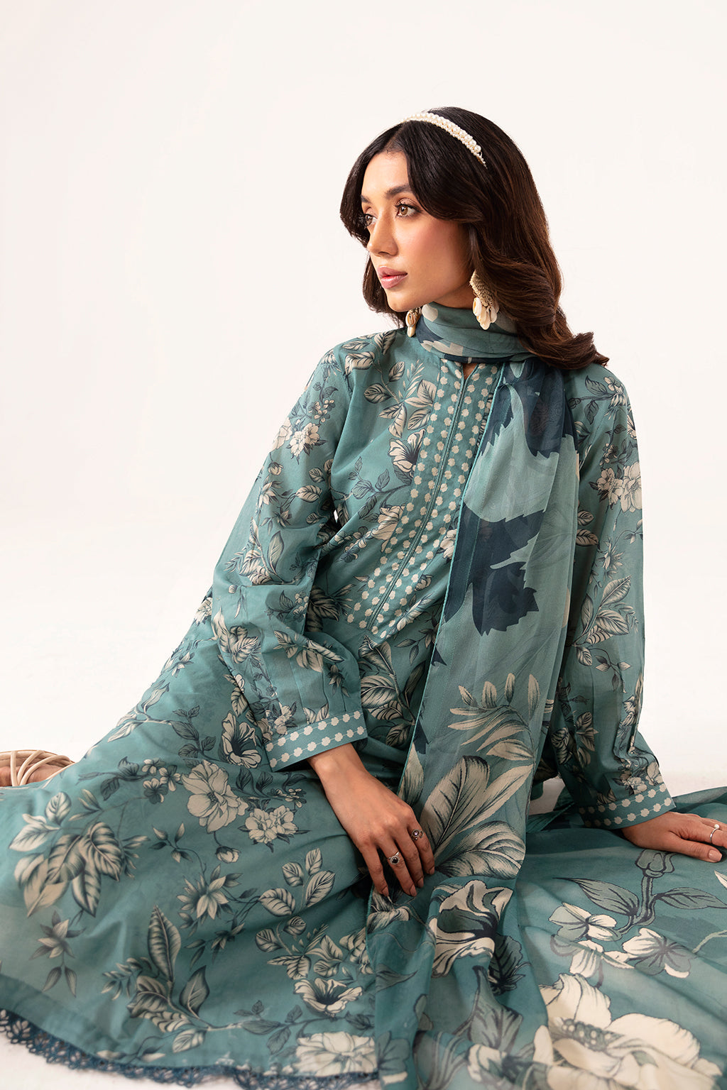 Ramsha | Pinted Lawn | RP-104 - Official Ramsha stockist in UK - Sakeena London