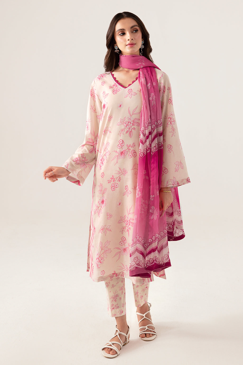 Ramsha | Pinted Lawn | RP-105 - Official Ramsha stockist in UK - Sakeena London