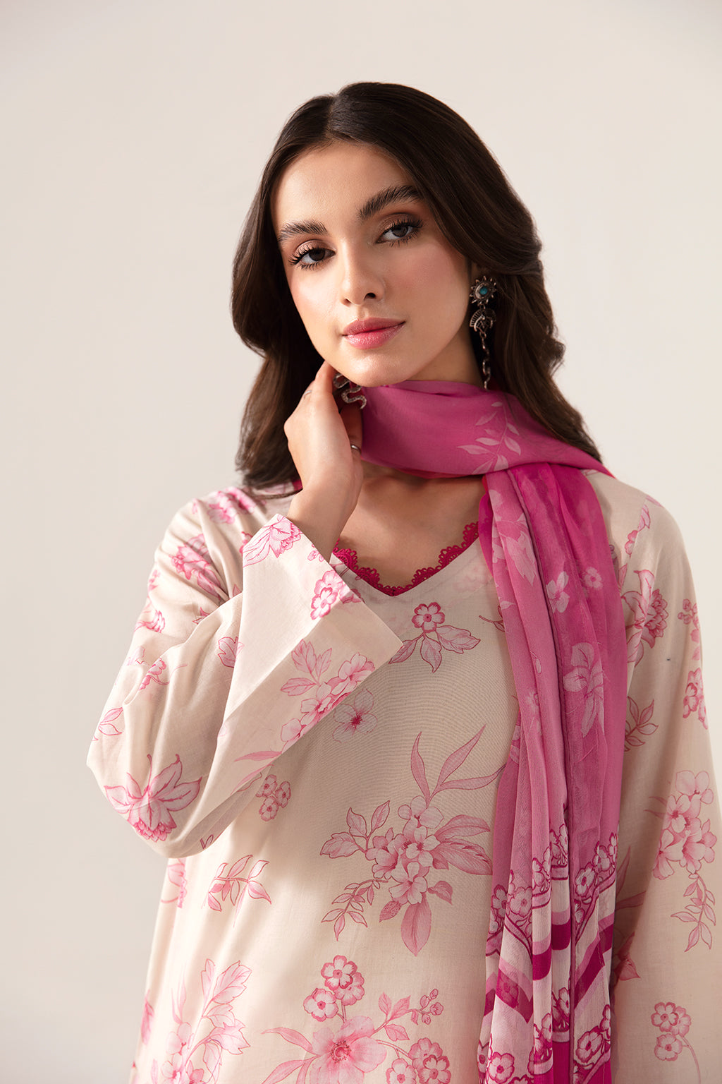 Ramsha | Pinted Lawn | RP-105 - Official Ramsha stockist in UK - Sakeena London