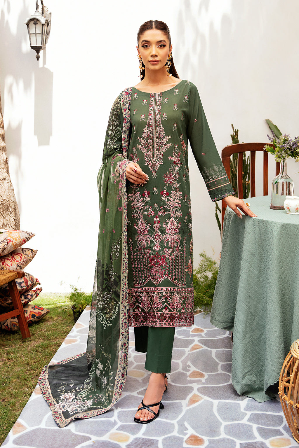 Ramsha | Luxury Lawn 24 | L-1210 - Official Ramsha stockist in UK - Sakeena London