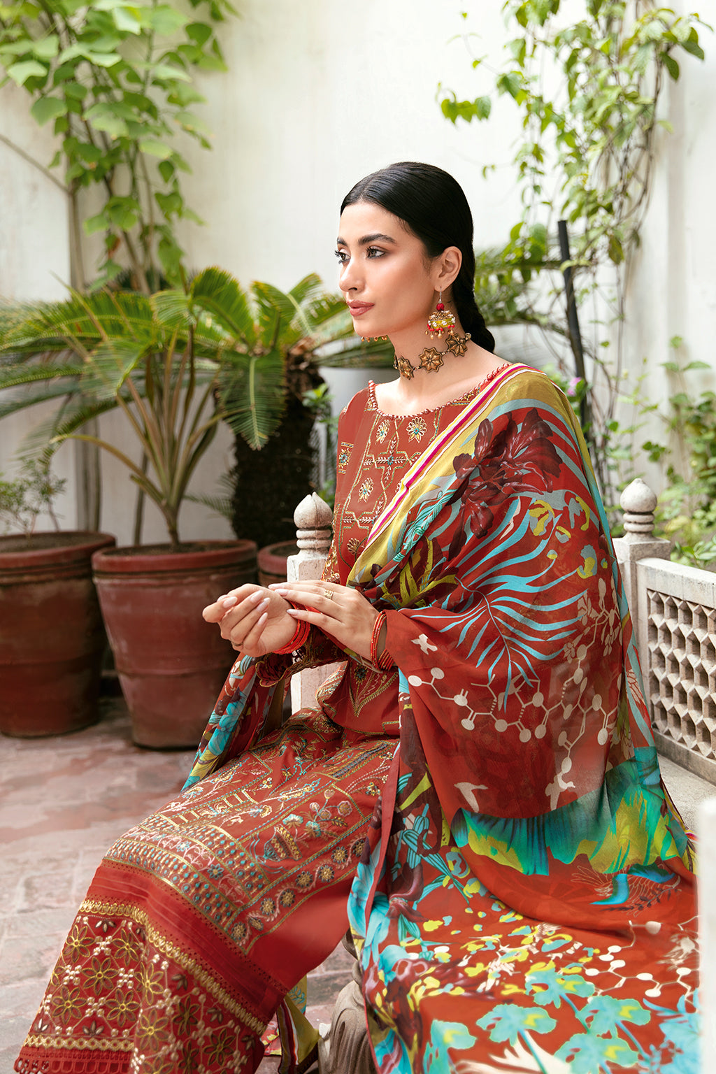 Ramsha | Mashaal Luxury Lawn | L-810 - Official Ramsha stockist in UK - Sakeena London