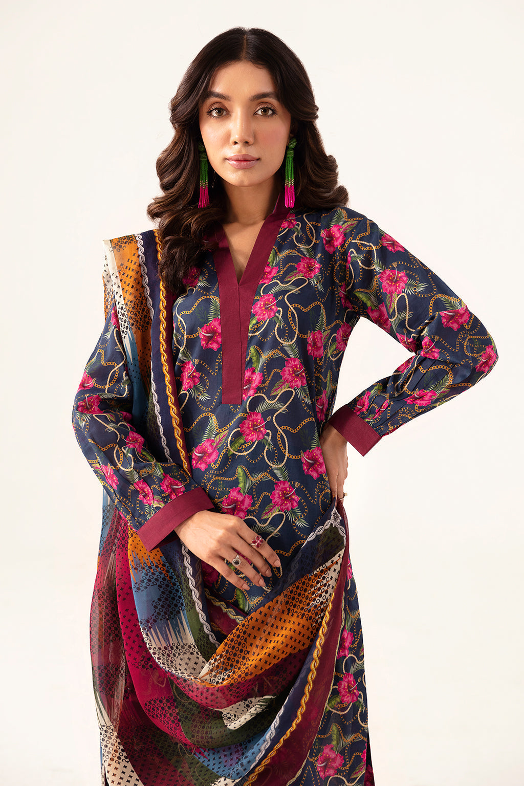 Ramsha | Pinted Lawn | RP-101 - Official Ramsha stockist in UK - Sakeena London