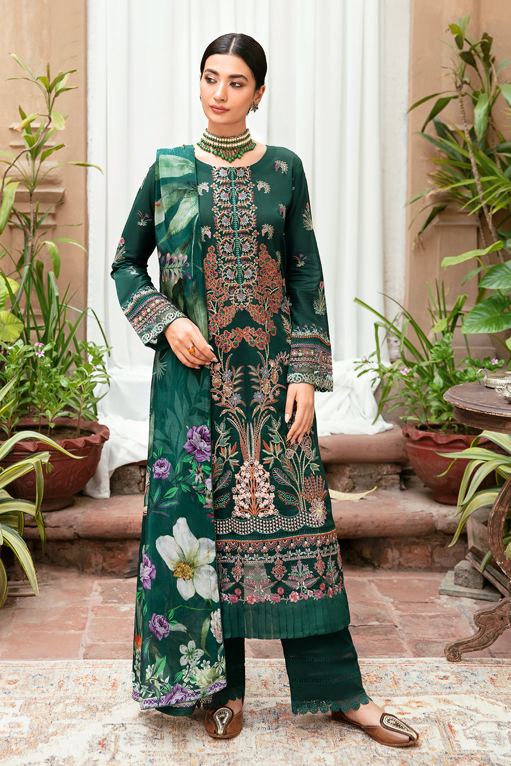 Ramsha | Mashaal Luxury Lawn | L-801 - Official Ramsha stockist in UK - Sakeena London
