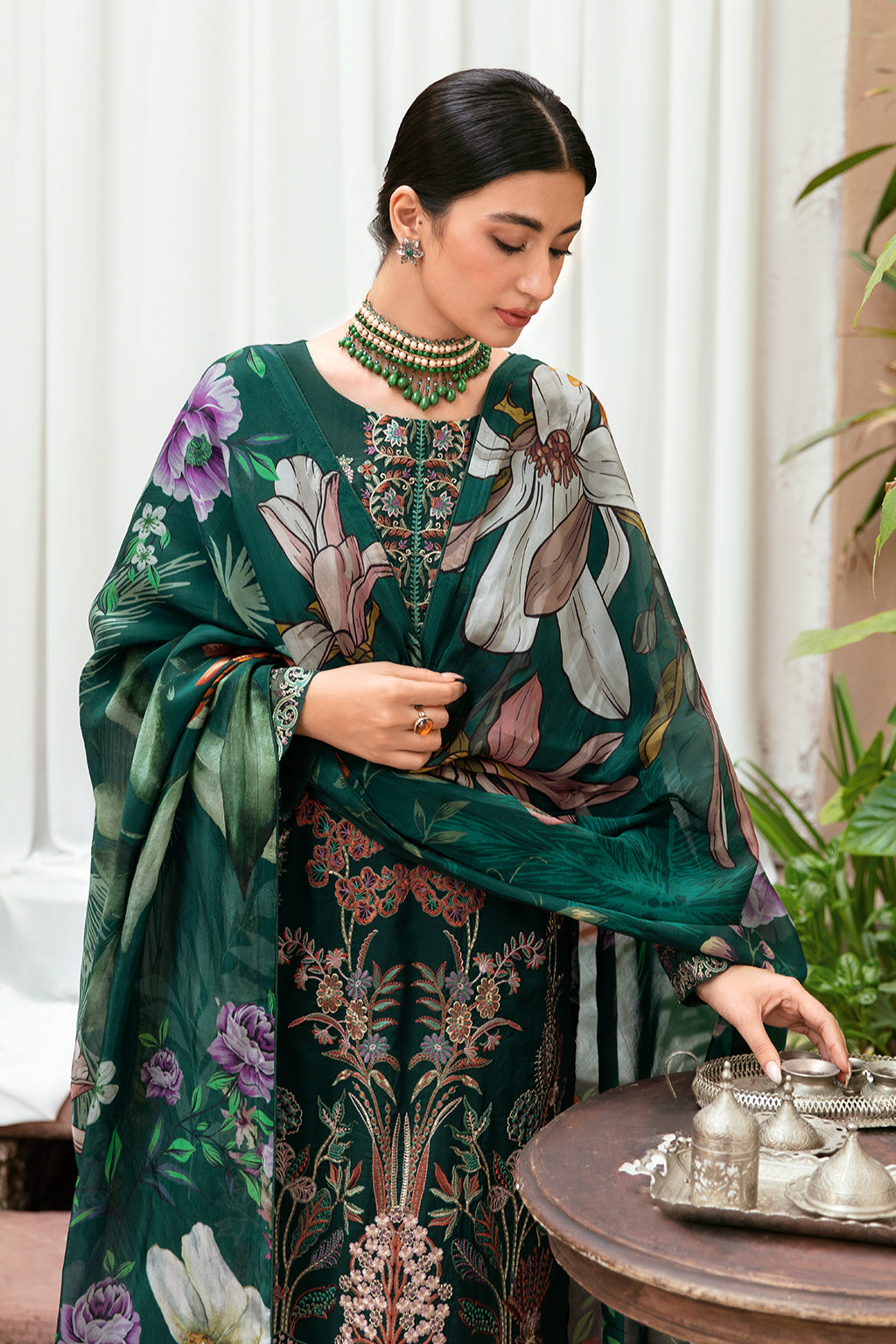 Ramsha | Mashaal Luxury Lawn | L-801 - Official Ramsha stockist in UK - Sakeena London