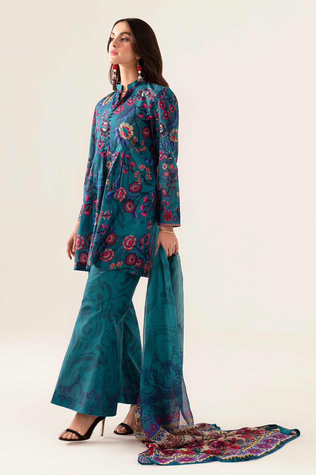 Ramsha | Pinted Lawn | RP-108 - Official Ramsha stockist in UK - Sakeena London