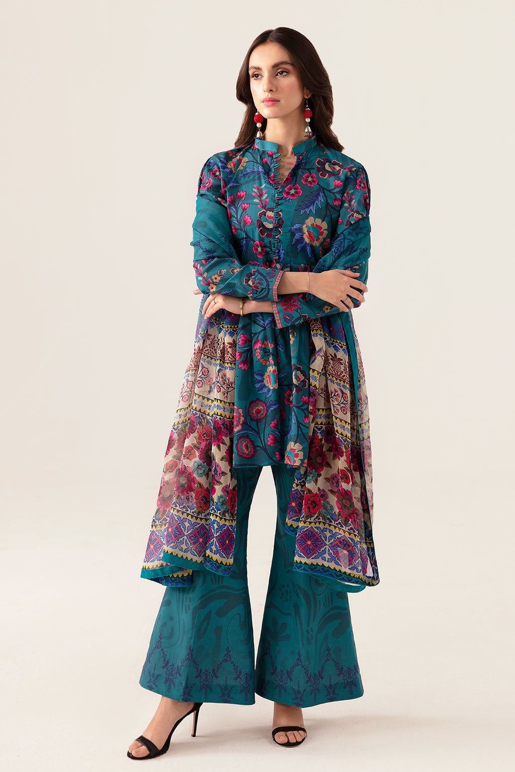 Ramsha | Pinted Lawn | RP-108 - Official Ramsha stockist in UK - Sakeena London
