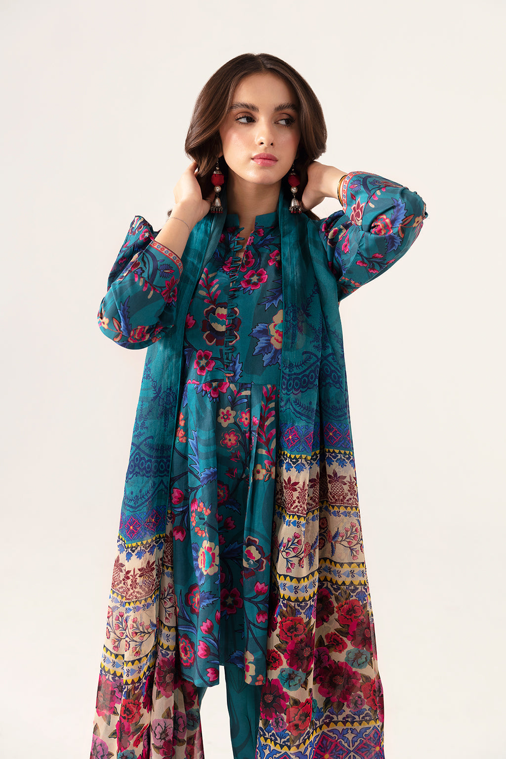 Ramsha | Pinted Lawn | RP-108 - Official Ramsha stockist in UK - Sakeena London