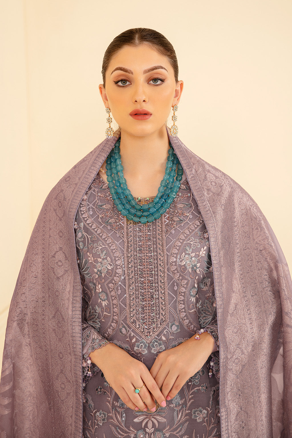 Ramsha | Minhal Organza Collection | M-709 - Official Ramsha stockist in UK - Sakeena London