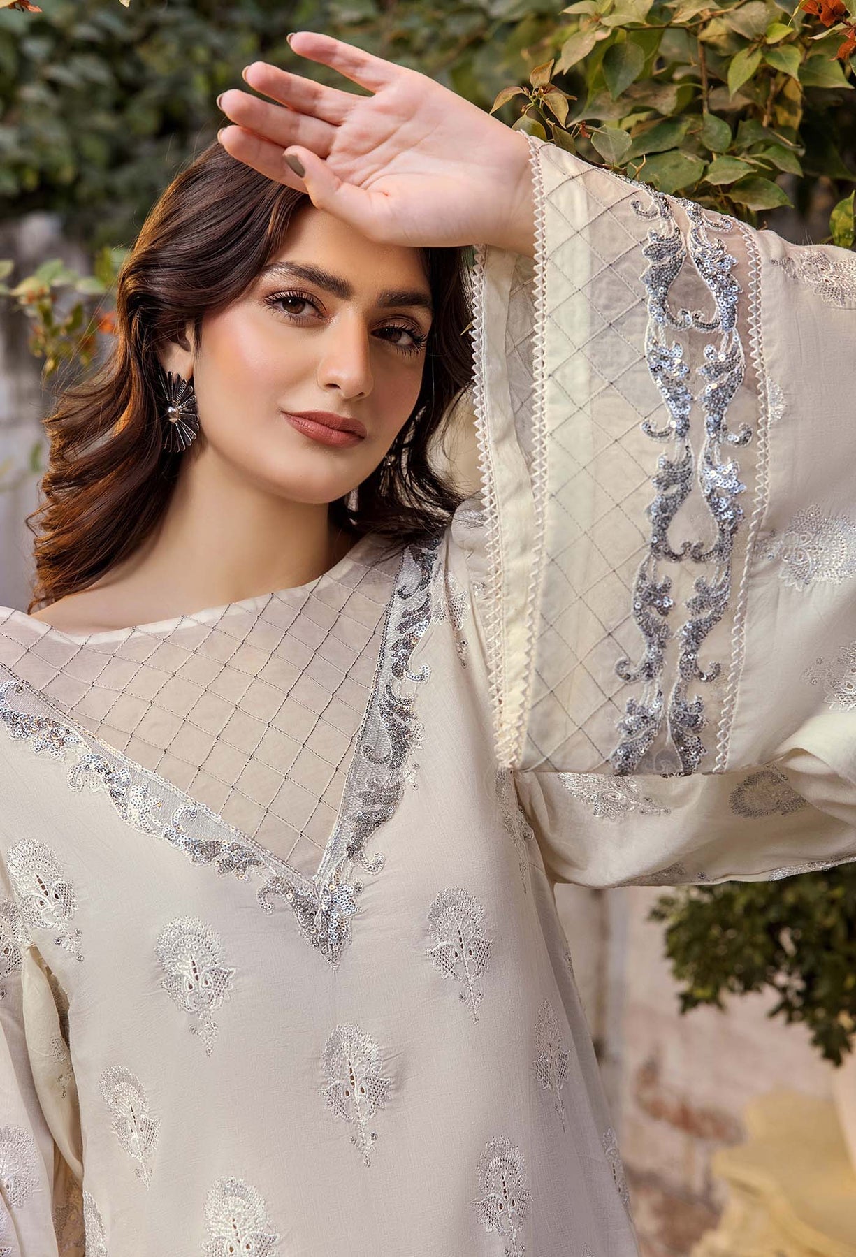 Adans Libas | Chikankari 25 | 4771 - Official Adans Libas stockist in UK - Sakeena London