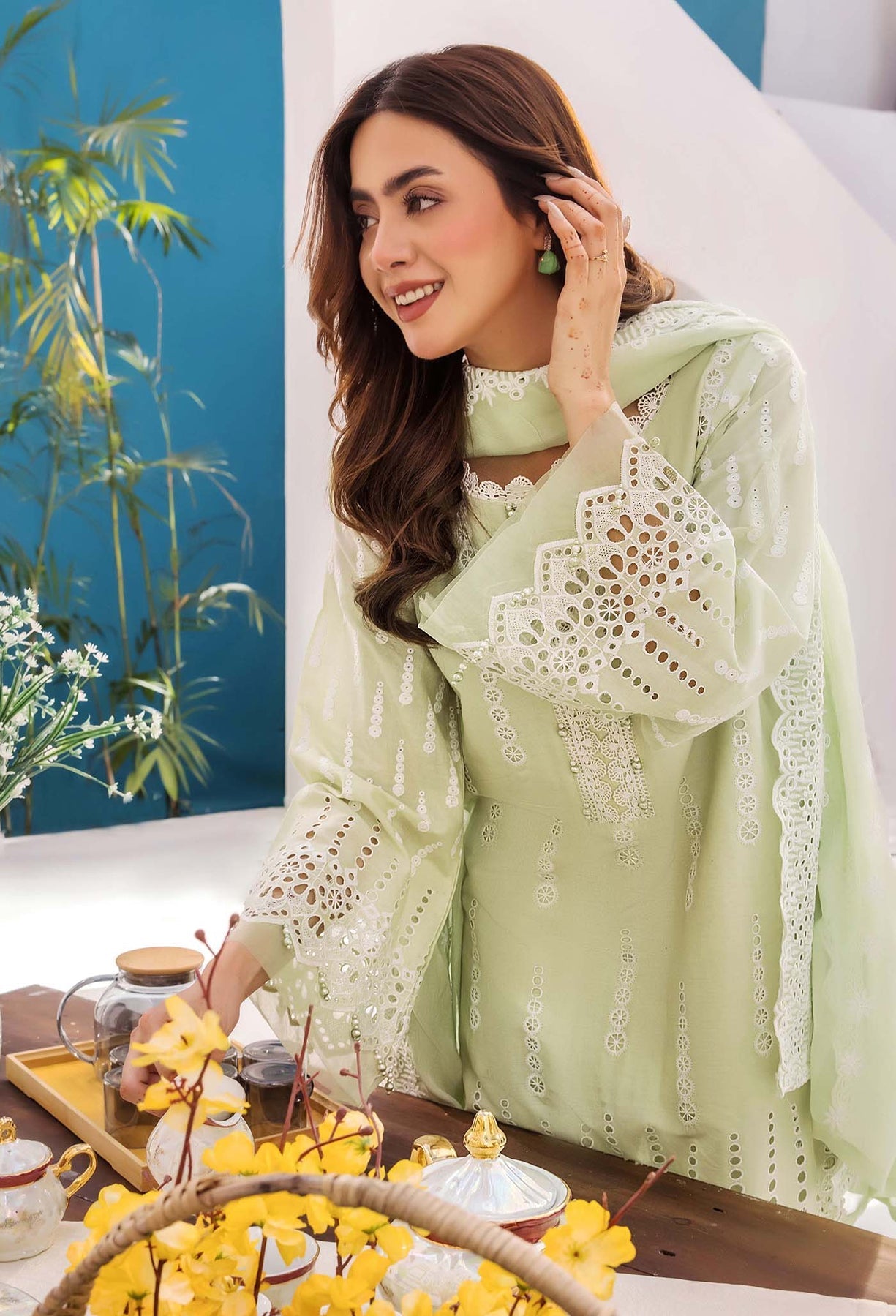 Adans Libas | Stella Chikankari 25 | 1021 - Official Adans Libas stockist in UK - Sakeena London