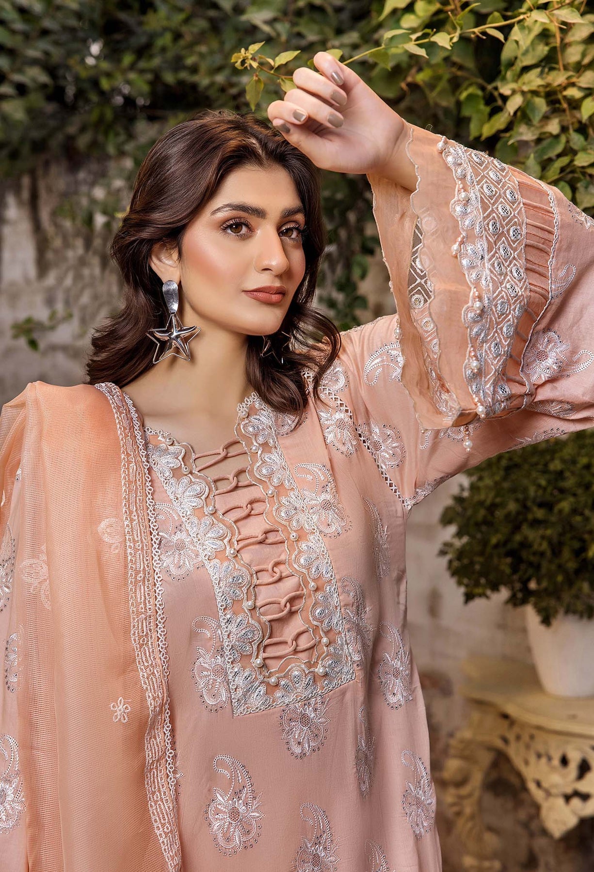 Adans Libas | Chikankari 25 | 4773 - Official Adans Libas stockist in UK - Sakeena London