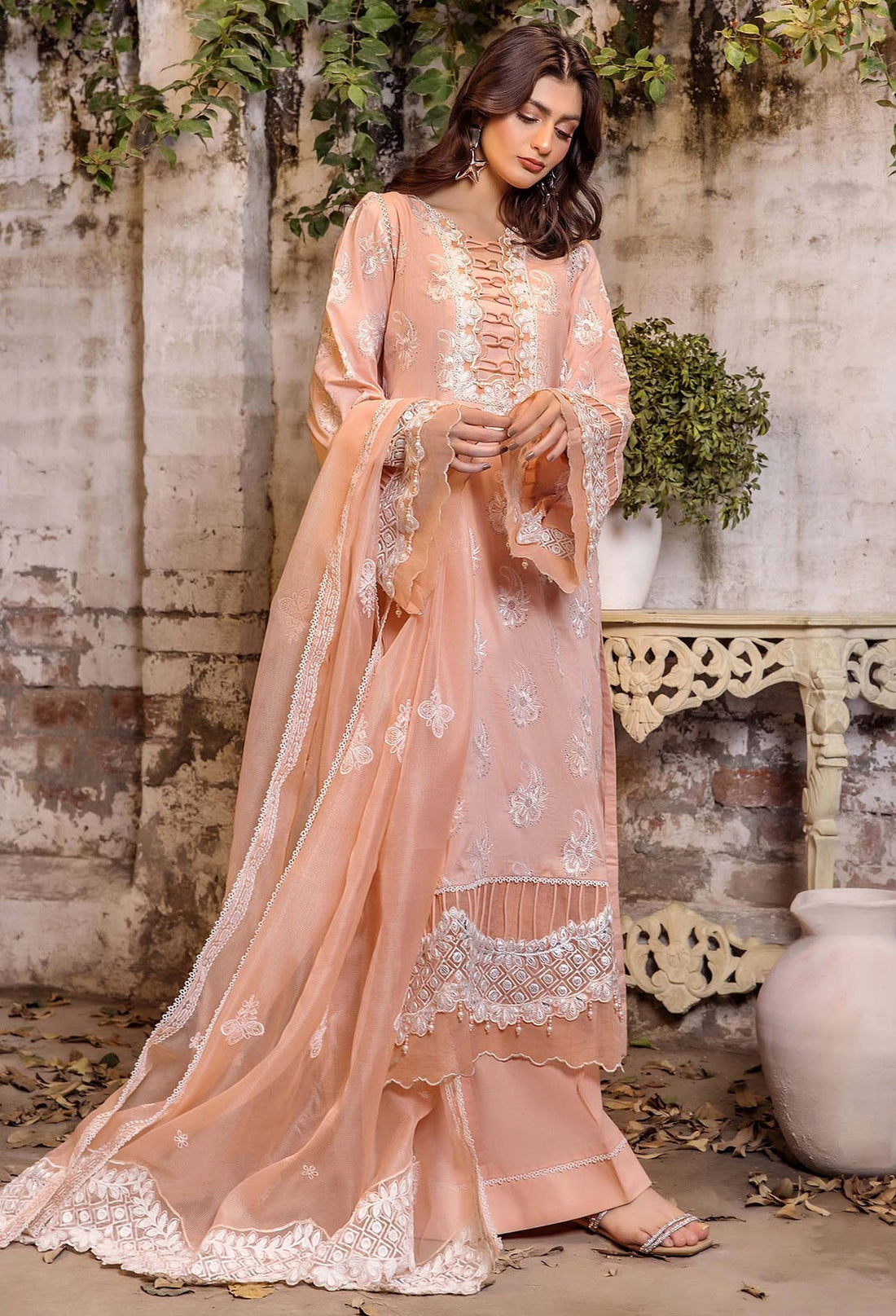 Adans Libas | Chikankari 25 | 4773 - Official Adans Libas stockist in UK - Sakeena London